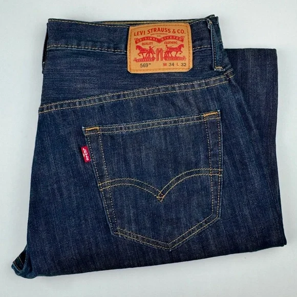 Levi’s Men’s Denim 569 Jeans. Size- 34×32 - Picture 3 of 6